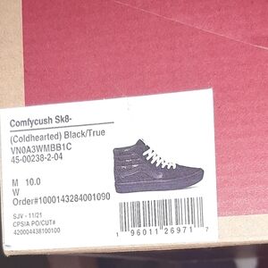 Vans Comfycush Sk8-Hi (Coldhearted) “Black/True White”